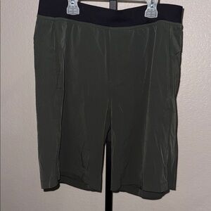 Lululemon Green and Black Shorts